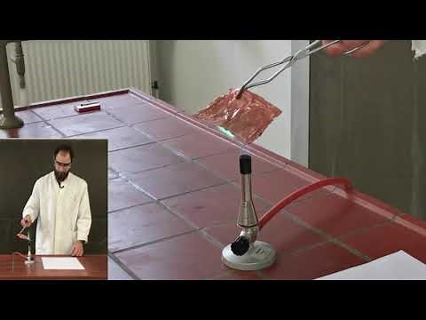 Die endotherme Reaktion - am Beispiel von Kupferoxid