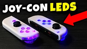 le puse unos LEDS a mis JOYCON de Nintendo Switch 😎