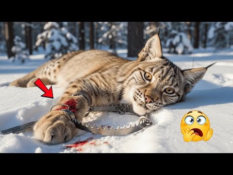 A Bobcat Trapped in Agony - The Rescue That Will Make You Cry