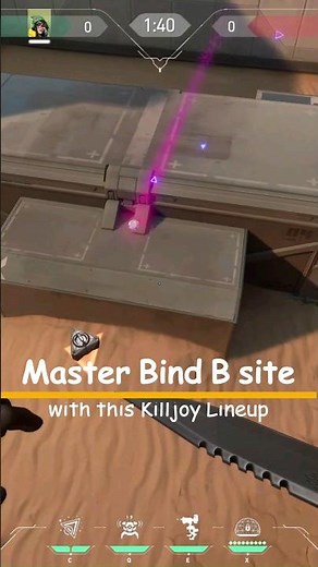 Master Bind B site with this Killjoy Lineup #valorant #lineupguru #valorantshorts #valorantlineups