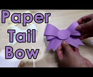 How to Make Paper Tail Bow