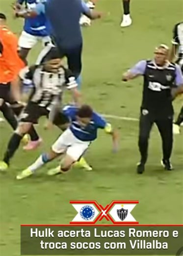 Tudo sobre a briga entre Cruzeiro e atlético #cruzeiro #atleticomineiro #hulk #futebol #futbol