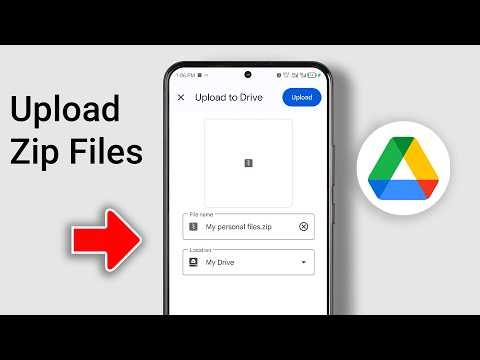 How to Upload Zip Files to Google Drive App