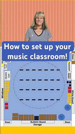 Elementary Music Room Set Up for Better Classroom Management #elementarymusicteacher