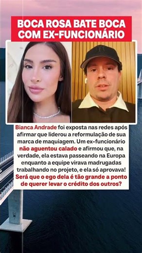 Quem está falando a verdade? Boca Rosa é detonada por ex-funcionário