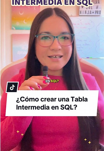 Cómo crear tabla intermedia en SQL