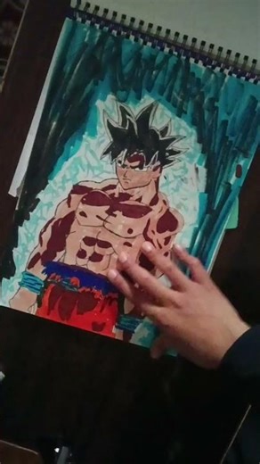 goku and friza drawing