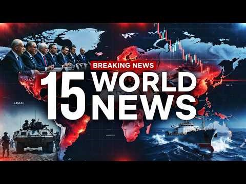 Breaking: 15 Major World Events in the Last 24 Hours | World News In 3 Minutes