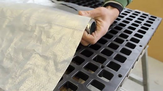 Poly Lock Channel and Spring Wire Greenhouse Film Fastening System - 6 ft.