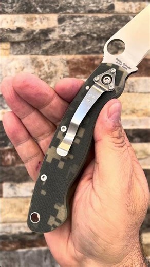 Spyderco Military digital camo #knivesdaily #edc #bladeshow #spyderco #spydercoknives