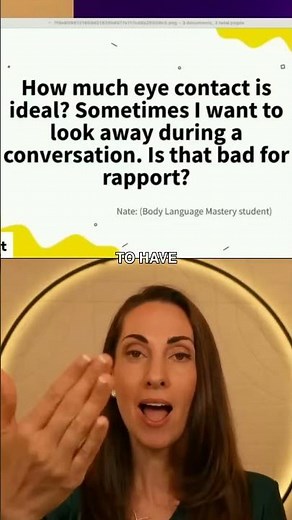 The Problem With Overdoing Eye Contact