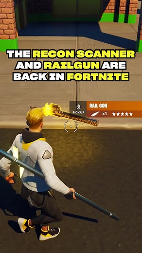 Fortnite Update: Recon Scanner & Railgun Return!