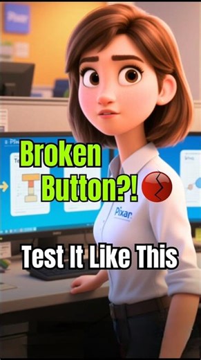 🕵️ The Broken Button Mystery | How Testers Solve Website & App Bugs#school #tech#viralshorts