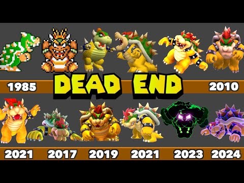 Evolution of Bowser Getting Unalived - Death Animation in Nintendo Games (1985-2025)