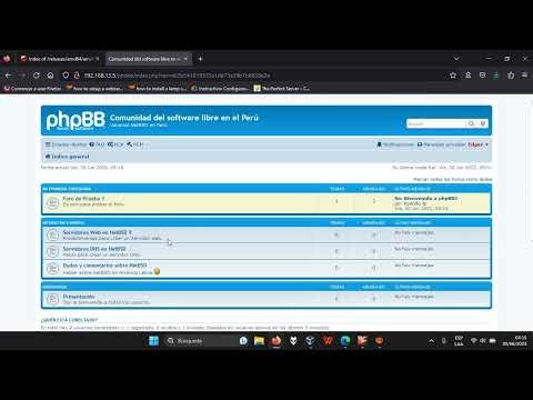 Crear Foros y configuraciones básicas en PhpBB 3
