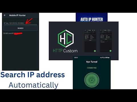 Mobile IP Hunter Tool Tutorial | HTTP Custom VPN for Local IP Hunt | Mobile IP Hunter setup #tech