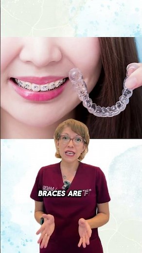 Braces or Invisalign Same cost. Your choice.
