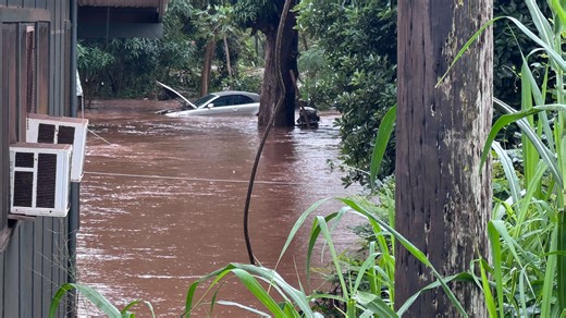 Flash flood warning expires after heavy rain, floodwaters recede on Oahu
