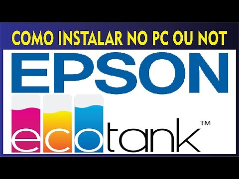 COMO instalar impressora EPSON no notebook ou PC | como configurar
