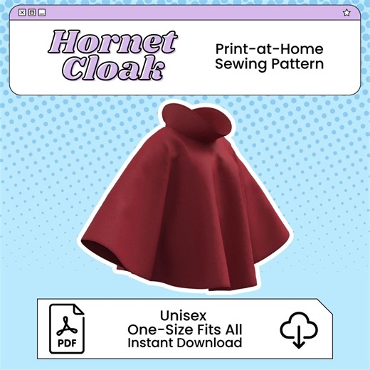 Hornet Cloak PDF Cosplay Pattern | Silksong/hollow Knight Inspired Printable Costume Pattern - Etsy