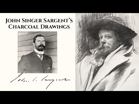 John Singer Sargent's Extraordinary Charcoal Drawings