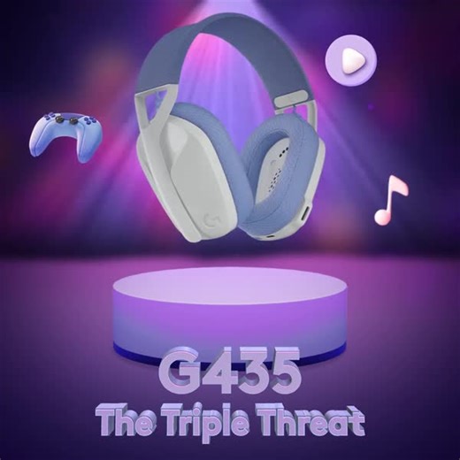 152K views · 1K reactions |  All about never-ending gaming, streaming music & movies and playing non-stop with friends— the G435 LIGHTSPEED wireless headset is the ultimate triple threat!​ ✨ #HeadsetHallOfFame​ #LogitechG #PlayNeverEnds #G435 #GamingGear #GamingHeadset #Streaming | Logitech G | Facebook