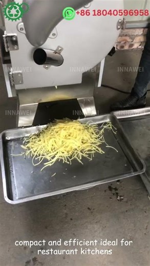 Automatic Vegetable Cutting Machine for Strips and Cubes#shorts #vegetablecutter