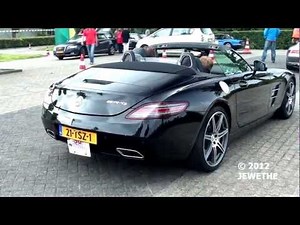 Mercedes-benz SLS AMG Roadster Engine Start up and Acceleration Sound!! (1080p Full HD)
