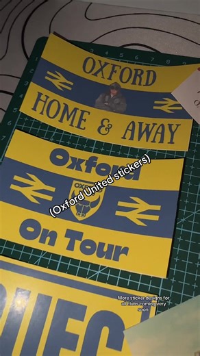 Oxford stickers we have stickers from all teams in the 92 #football #footballstickersuk #championship #oxford #oxfordunited