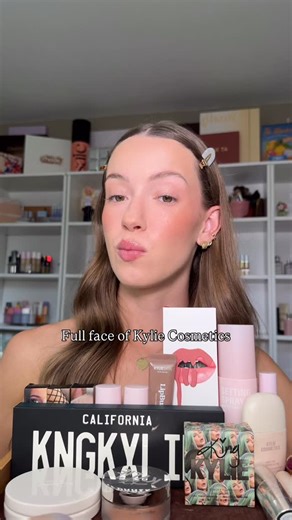 Skyler Renee on Instagram: "Full face of Kylie Cosmetics #makeuptutorial #makeupchallenge #makeupreview"