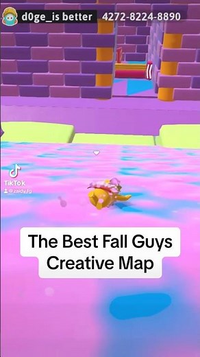 The BEST Fall Guys Creative Map to Play! #fallguys #fallguyscreative