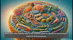 Male haploidy in biology