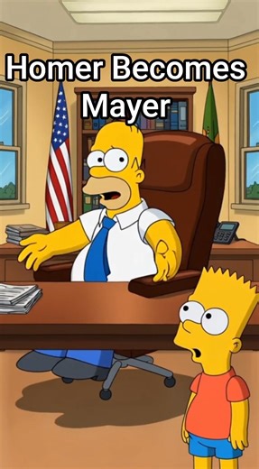 Homer Simpson Becomes Mayor of Springfield: Total Chaos! 😂 Funniest Ever