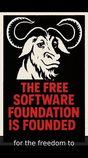 Founding of the Free Software Foundation