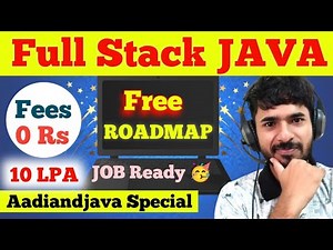 10 LPA Full Stack Java Development RoadMap ✅ | Free Course Announcement by aadiandjava 🔥 |