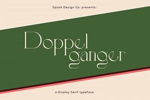 Doppelganger - Free Font - Casper Schutte