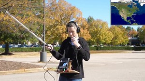 KG4AKV making contact with NA1SS "International Space Station" | Ham Radio World