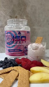 CORE Nutritionals® Fun Sweets ISO Clear Cotton Candy Whip 🎡🍭 High protein. Light. Fluffy. Here’s all you need: • 2 scoops (60g) CORE Nutritionals® Fun Sweets ISO Clear Protein. • 1 container Reduced Fat Cool Whip. Mix until smooth. Dip fruit, rice cakes, or graham crackers. Or just grab a spoon! #CORENutritionals #FunSweets #CottonCandyWhip #ISOProtein #ProteinSnack #CrushIt #recipe | Core Nutritionals