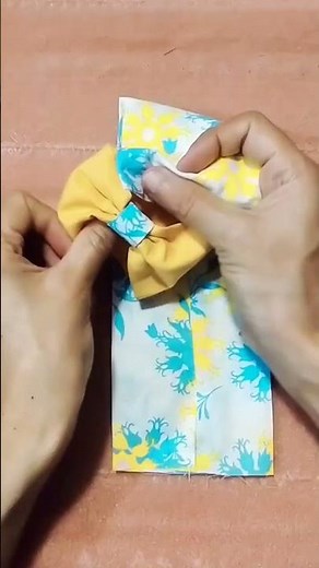 DIY Hair Bow Tutorial with Scrap Fabric - Cute and Easy