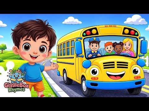 Wheels on the Bus | @Giggle Box Rhymes & Kids Songs