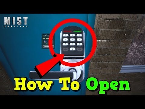 How to Open the motel key coded door in Mist Survival