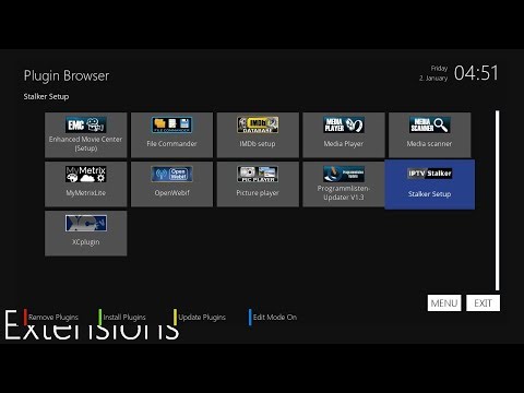 HOW TO INSTALL THE STALKER PLUGIN TO MY ZGEMMA BOX