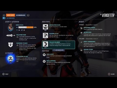 In the lab with Vendetta learning the core gameplay of the character Overwatch 2