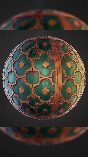 ORNAMENT BRASS ARABESQUE | SUBSTANCE DESIGNER