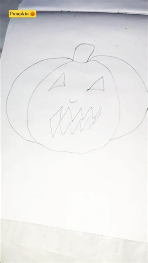 Pumpkin 🎃 Art Picture #drawing #art #pumpkin