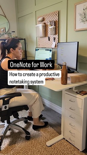 Kat MG | Productivity Planners + Templates on Instagram: "What are your top ways you take notes at work? Digital planner? Pen and paper? Or a basic Word document? If you use OneNote, there is a better way to organize your notes. Even if you don't use a planner like mine, in this video I go through 3️⃣ ways you can create a better system. If you can organize your notes and actions better, then you can shift your time and focus to more important tasks ✔️ #onenotetips #microsoctambasaador #microsof