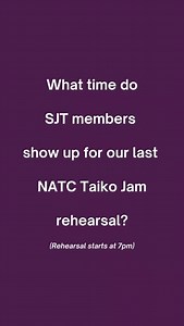 Last practice before the North American Taiko Conference (NATC) this weekend! | San Jose Taiko