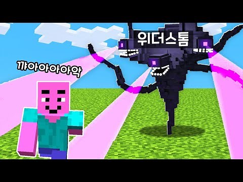 [마인크래프트] 위더스톰모드 간단 리뷰해봤어요!!!