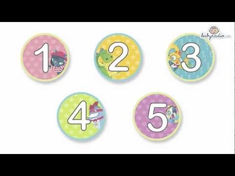 Aprende los números en inglés del 1 al 5. Learn the numbers in english from 1 to 5.