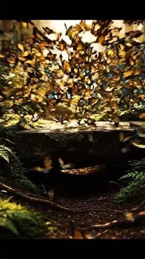 Monolith Awakening 🗿 🦋 #butterflies